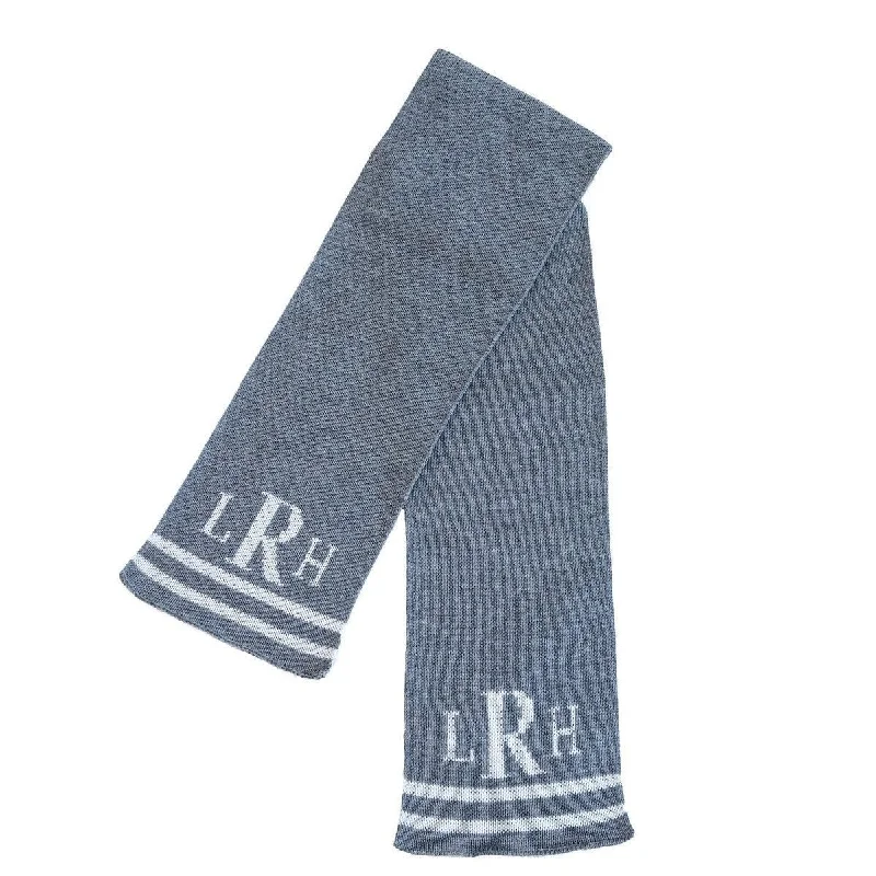 Innerspring mattresses with coil counts for supportClassic Monogram & Stripes Personalized Knit Scarf
