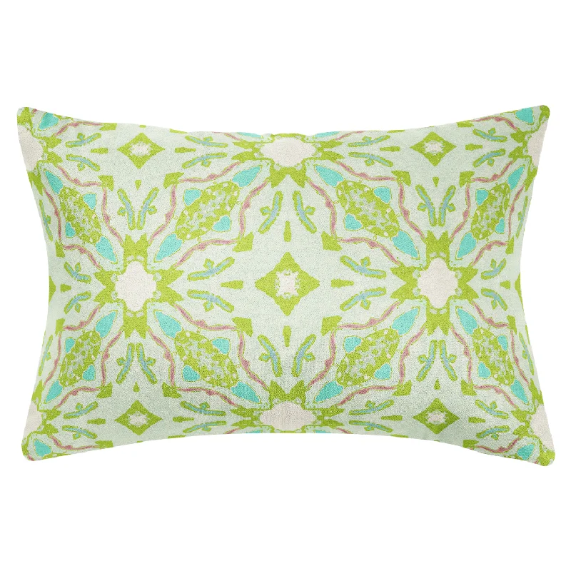 Silk Pillows for Smooth Skin and HairLagos Green 14x20 Pillow