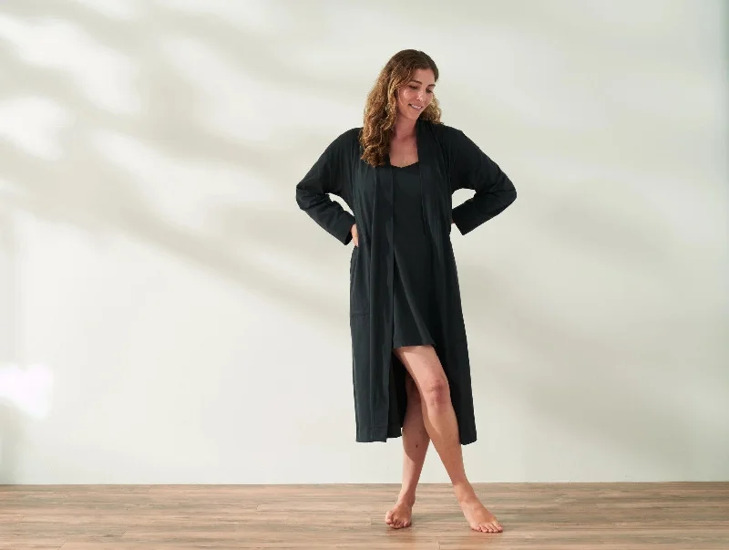 Plush Pillows for a Cozy BedWomen's Solstice Organic Relaxed Robe - Renewed