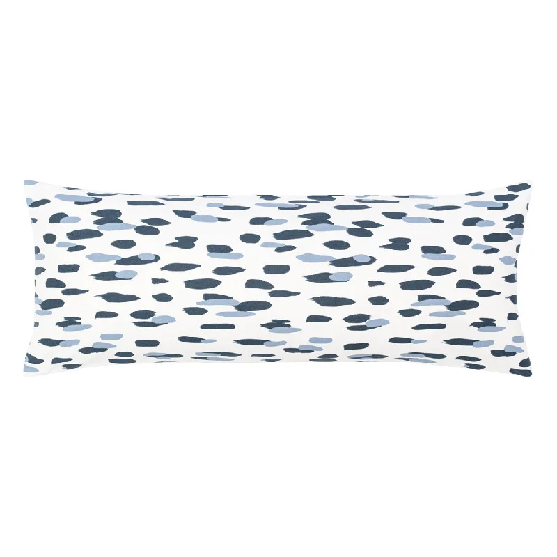 Adjustable Pillows for Customized ComfortThe Navy Brushstrokes Extra Long Lumbar Throw Pillow Adjustable Pillows for Customized ComfortThe Navy Brushstrokes Extra Long Lumbar Throw Pillow