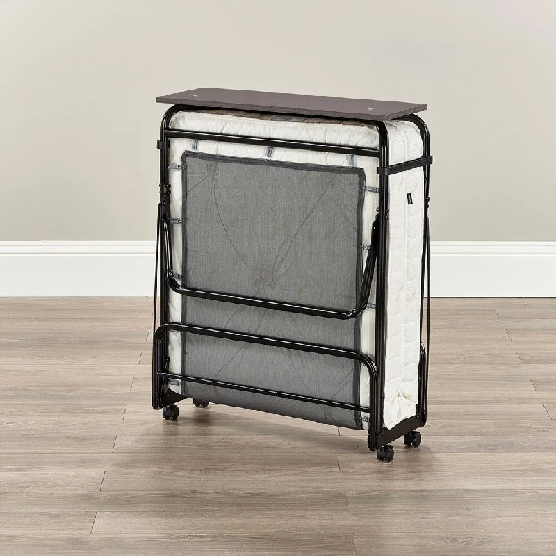 Innerspring mattresses with coil counts for supportJay-Be Visitor Cot Folding Guest Bed with Micro e-Pocket Spring Mattress, Twin