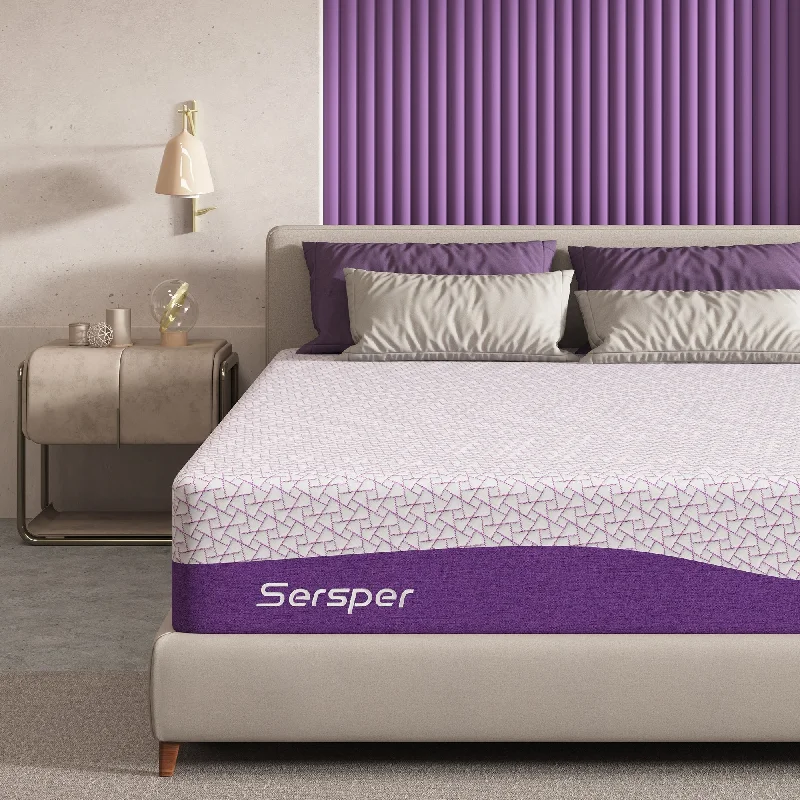 Wool - filled mattresses for natural insulation and moisture - wickingSersper 10-inch Gel-Infused Memory Foam Mattress,Suitable for Adjustable bed Wool - filled mattresses for natural insulation and moisture - wickingSersper 10-inch Gel-Infused Memory Foam Mattress,Suitable for Adjustable bed
