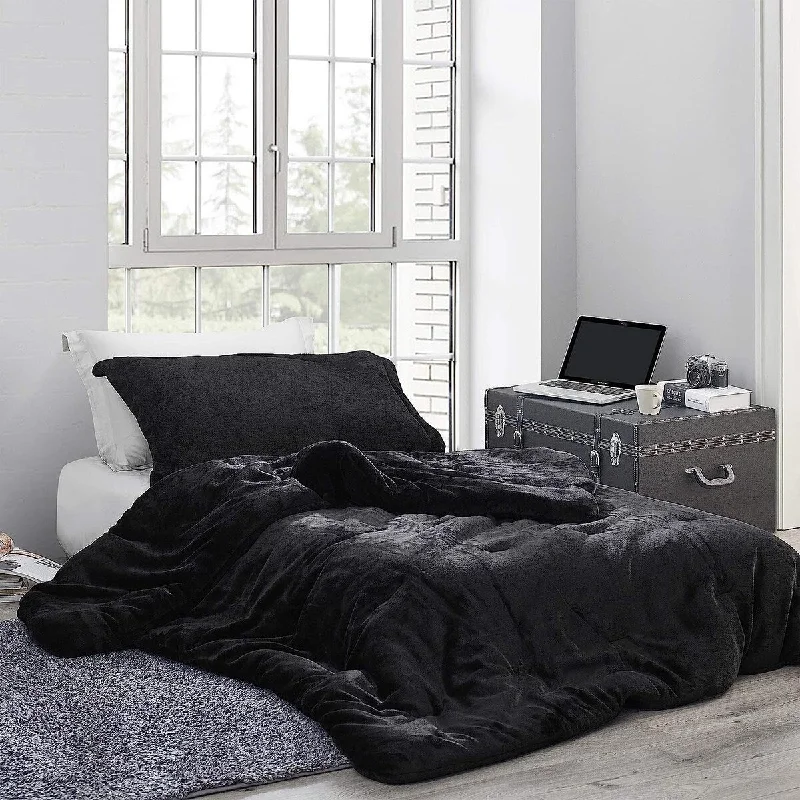 Goose down comforters known for their superior quality and insulationMe Sooo Comfy - Coma Inducer® Oversized Comforter Set - Black Goose down comforters known for their superior quality and insulationMe Sooo Comfy - Coma Inducer® Oversized Comforter Set - Black