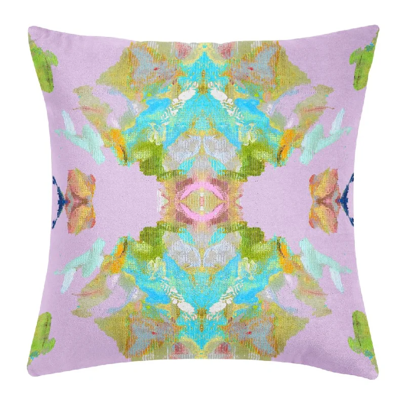 Velvet Pillows for a Touch of EleganceStained Glass Lavender 22x22 Pillow