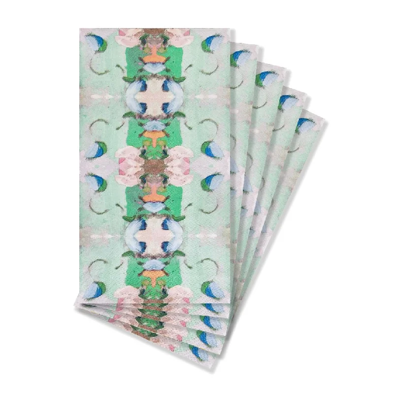 Queen - size duvets suitable for standard queen - sized mattressesMonet's Garden Green Guest Towels Queen - size duvets suitable for standard queen - sized mattressesMonet's Garden Green Guest Towels