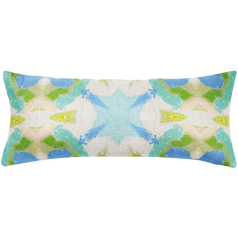 Velvet Pillows for a Touch of EleganceHyacinth Azul 14x36 Pillow