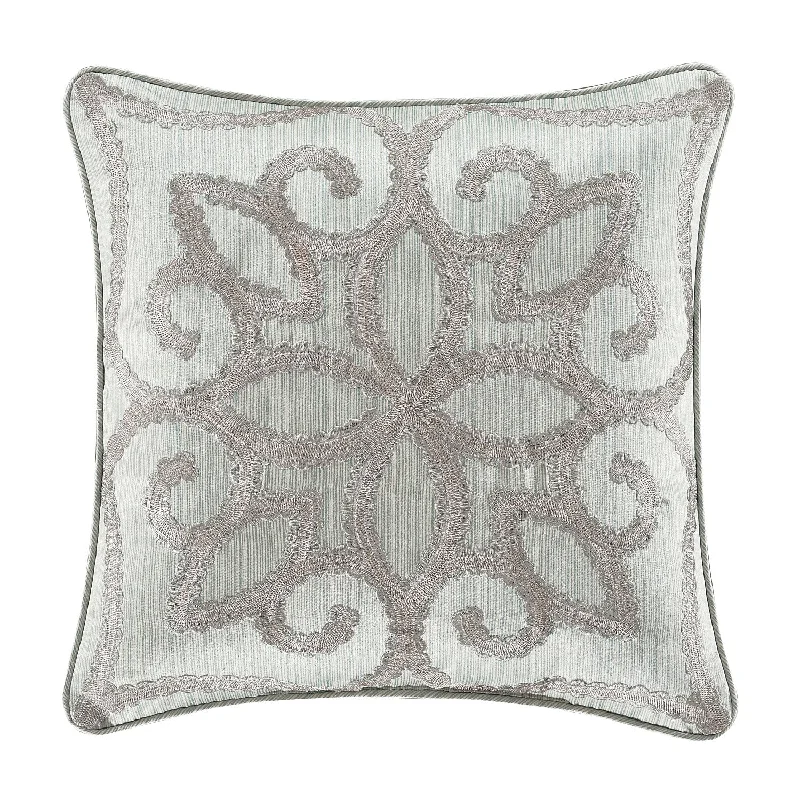 Travel Pillows for Long JourneysNouveau 18" Square Embellished Decorative Throw Pillow