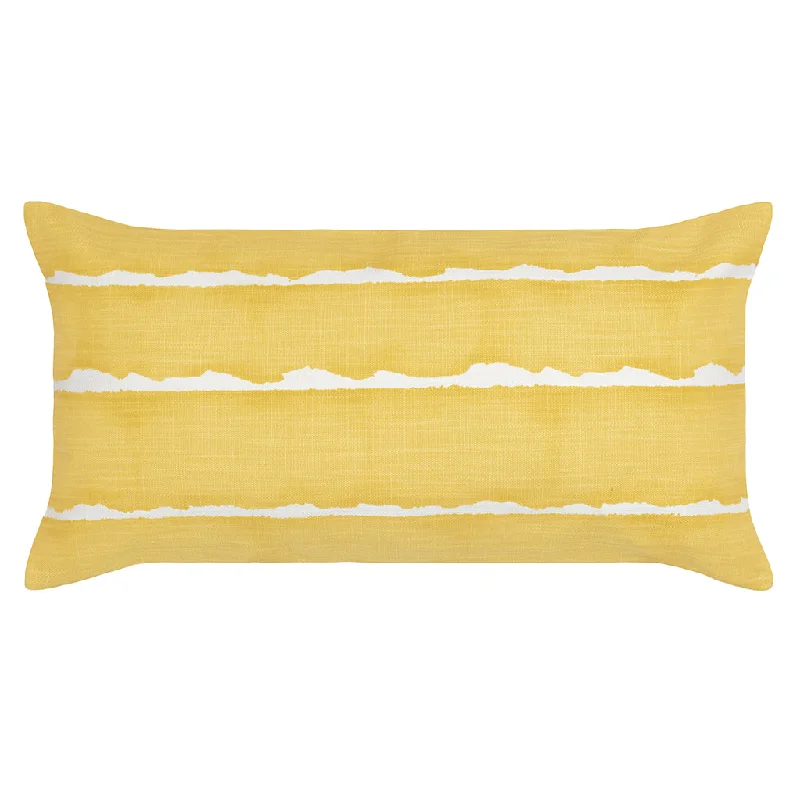 Silk Pillows for Smooth Skin and HairThe Yellow Modern Lines Throw Pillow