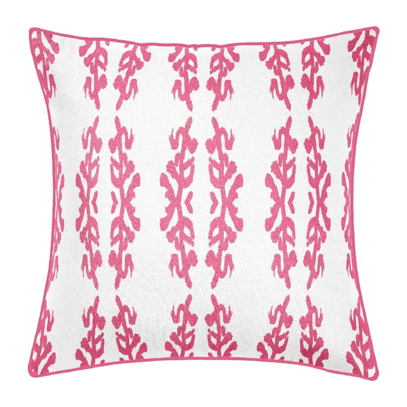 Decorative Pillows for Living Room MakeoverCoral Gardens Embroidered 22x22 Pillow, Hot Pink Decorative Pillows for Living Room MakeoverCoral Gardens Embroidered 22x22 Pillow, Hot Pink