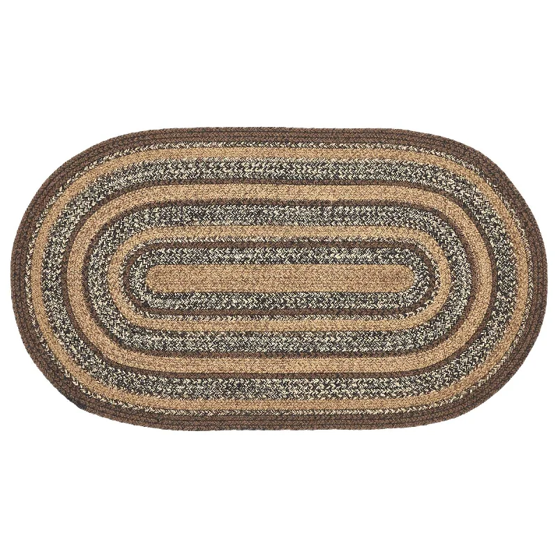 Bed skirts with a metallic thread for a touch of glamourEspresso Jute Rug Oval w/ Pad 27x48 Bed skirts with a metallic thread for a touch of glamourEspresso Jute Rug Oval w/ Pad 27x48