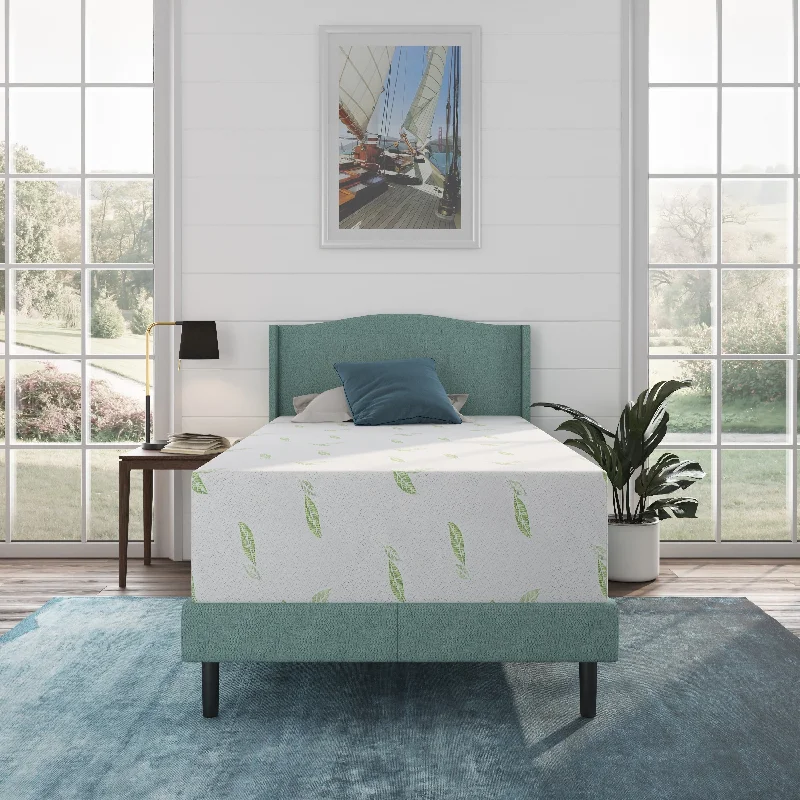 King - size mattresses for spacious master bedroomsNapQueen Anula 12" Green Tea Memory Foam Mattress, Bed in a Box King - size mattresses for spacious master bedroomsNapQueen Anula 12" Green Tea Memory Foam Mattress, Bed in a Box