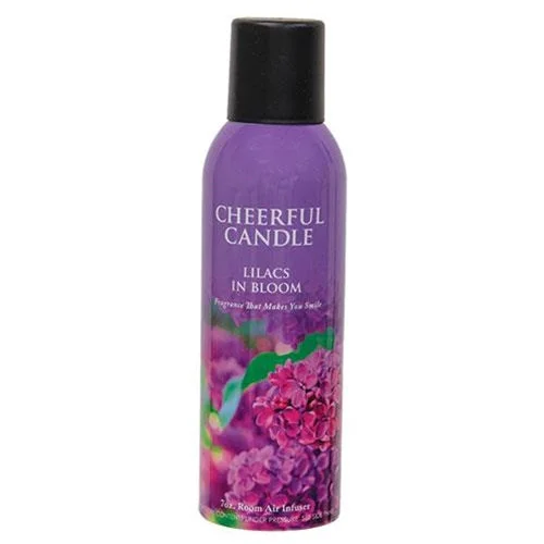 Bed skirts with a scalloped hem for a charming detailLilacs in Bloom Room Spray