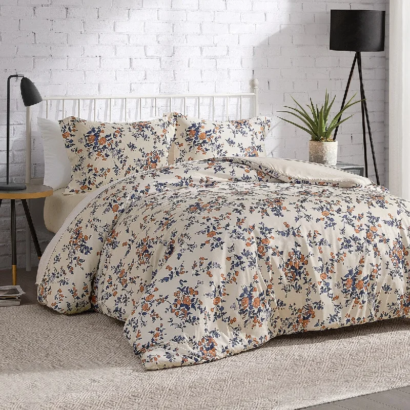 Cotton - filled comforters for a breathable and natural sleep experienceLucky Brand Garden Bouquet Reversible Comforter Sets