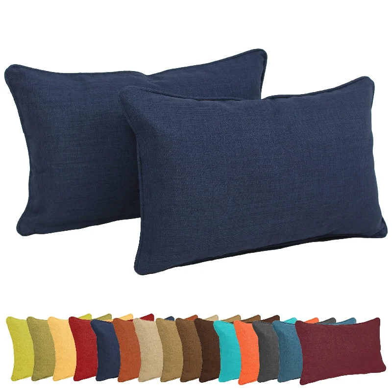Travel Pillows for Long Journeys20-inch by 12-inch Indoor/Outdoor Lumbar Accent Throw Pillow (Set of 2) Travel Pillows for Long Journeys20-inch by 12-inch Indoor/Outdoor Lumbar Accent Throw Pillow (Set of 2)