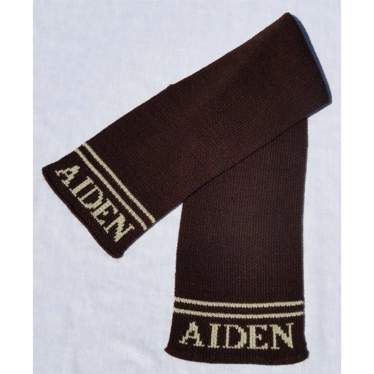 Natural latex and organic cotton blend mattressesClassic Name & Stripes Personalized Knit Scarf Natural latex and organic cotton blend mattressesClassic Name & Stripes Personalized Knit Scarf