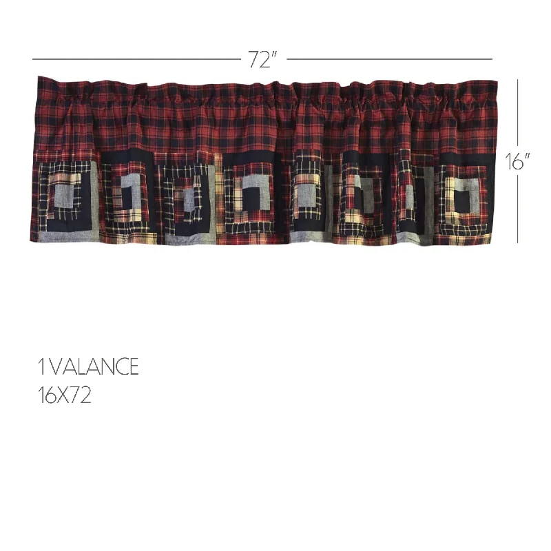 Floral - printed bed skirts for a feminine touchCumberland Patchwork Valance 16x72