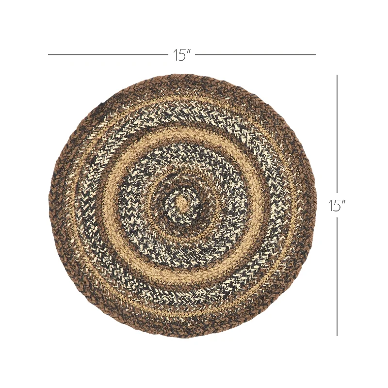 Polyester bed skirts for easy care and durabilityEspresso Jute Trivet 15