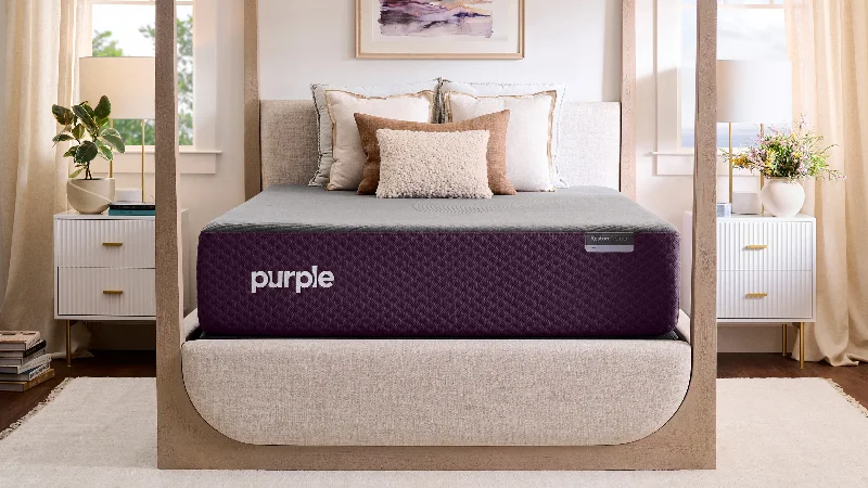 Latex mattresses with natural bounce and breathabilityPurple Restore Premier™ Soft Hybrid Mattress