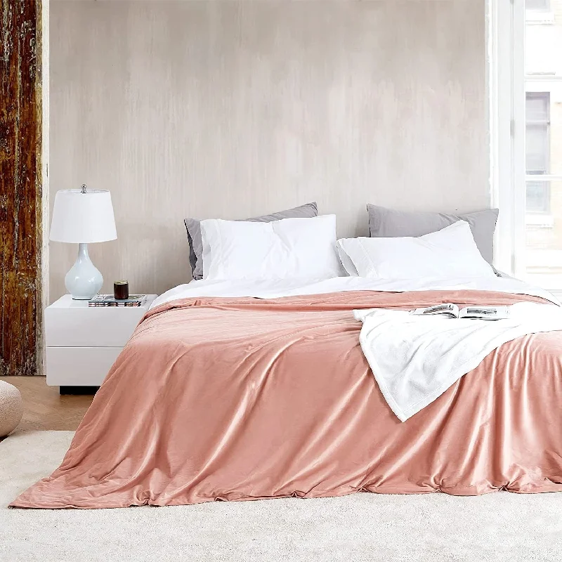 Microfiber - filled comforters that are lightweight and easy to care forChommie Weighted Coma Inducer® Comforter - Cuz I'm Cozy - Spanish Villa