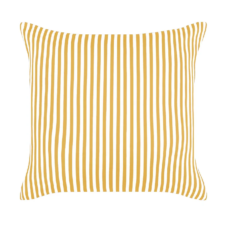 Bolster Pillows for Sofa DecorationThe Ochre Striped Square Throw Pillow