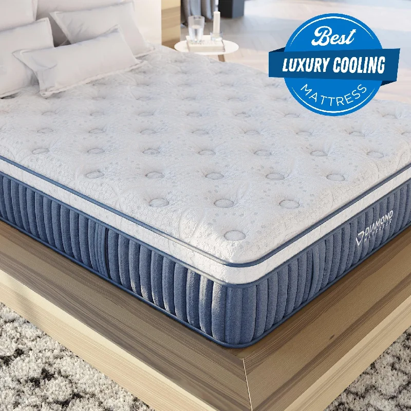 Queen - size mattresses for couples and standard bedroomsFlurry Lux Cooling Hybrid