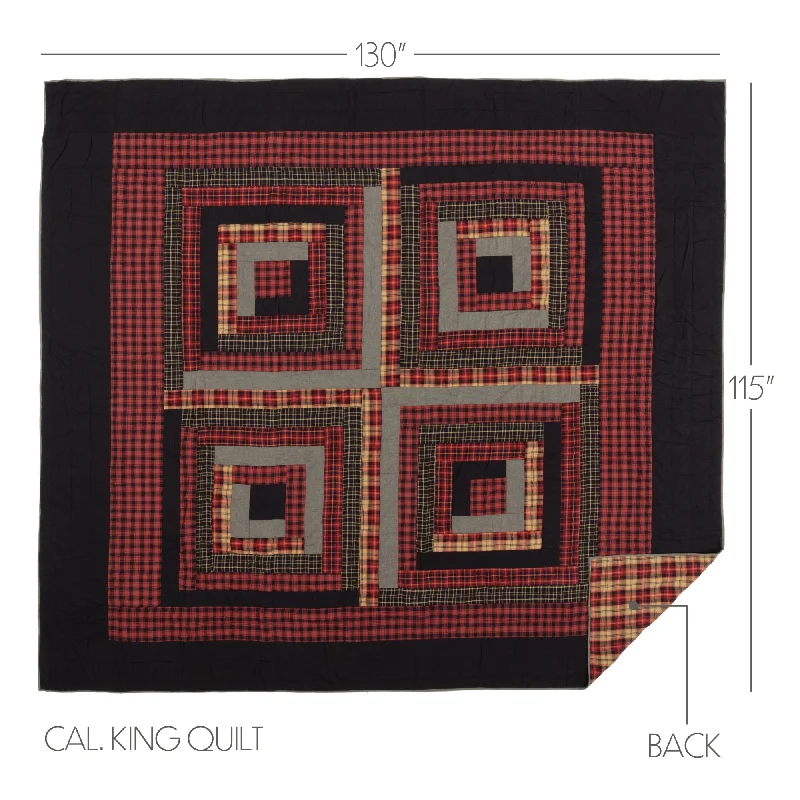 Bed skirts with a multi - colored patternCumberland California King Quilt 130Wx115L Bed skirts with a multi - colored patternCumberland California King Quilt 130Wx115L