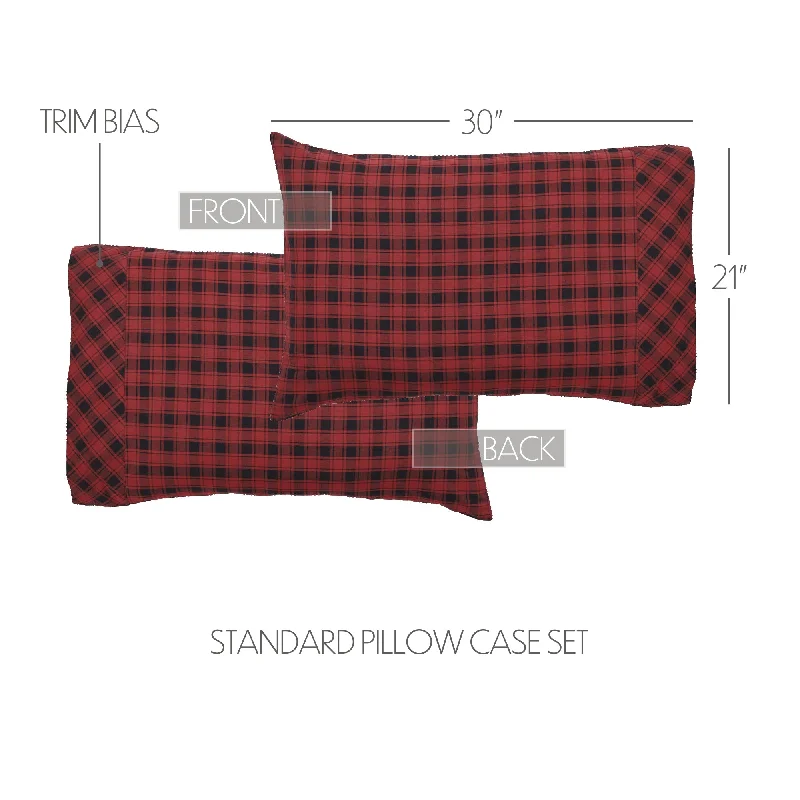 Bed skirts with a flannel material for a cozy winter optionCumberland Standard Pillow Case Set of 2 21x30 Bed skirts with a flannel material for a cozy winter optionCumberland Standard Pillow Case Set of 2 21x30