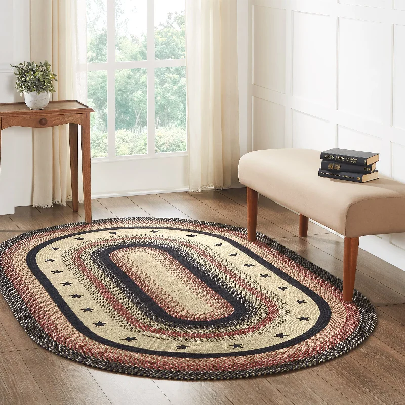King - size bed skirts in solid colorsColonial Star Jute Rug Oval w/ Pad 60x96