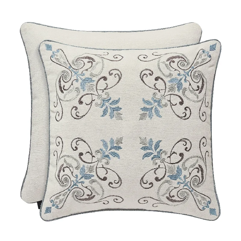 Hypoallergenic Pillows for Allergy SufferersGiovani 18" Square Embellished Decorative Throw Pillow Hypoallergenic Pillows for Allergy SufferersGiovani 18" Square Embellished Decorative Throw Pillow