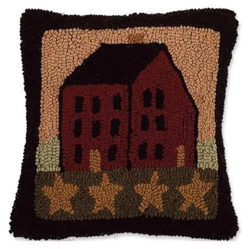 Travel Pillows for Long JourneysNutmeg Multi Saltbox House Pillow PLWT0007