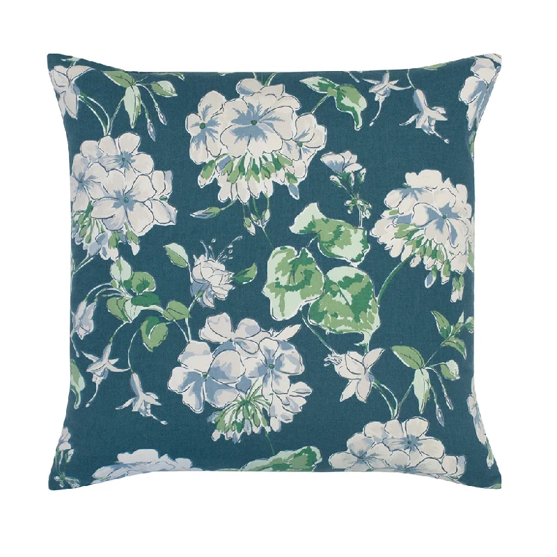 Kids Pillows with Fun DesignsThe Blue Hydrangea Square Throw Pillow