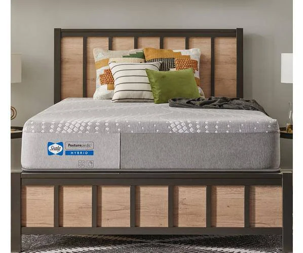 Gel - infused memory foam mattresses for cooler sleepSealy Posturepedic® Medina Hybrid 11" Firm Mattress