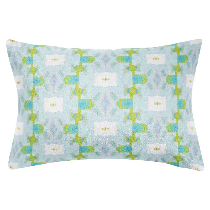 Velvet Pillows for a Touch of EleganceChloe Blue 14x20 Pillow