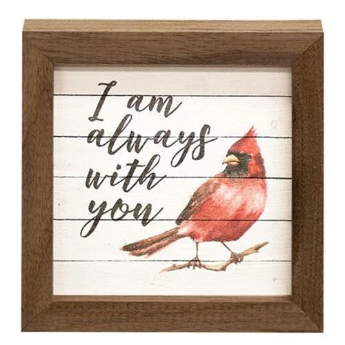 Bed skirts with a satin finish for a shiny appearanceI Am Always With You Cardinal Framed Print 4" sq Bed skirts with a satin finish for a shiny appearanceI Am Always With You Cardinal Framed Print 4" sq