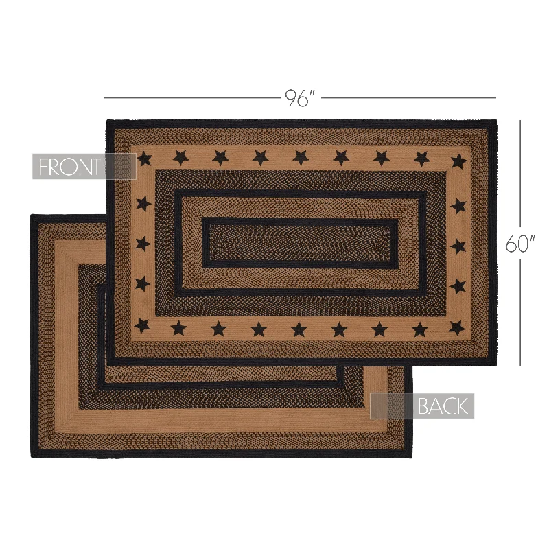 Bed skirts with a herringbone pattern for a sophisticated lookFarmhouse Jute Rug Rect Stencil Stars w/ Pad 60x96 Bed skirts with a herringbone pattern for a sophisticated lookFarmhouse Jute Rug Rect Stencil Stars w/ Pad 60x96