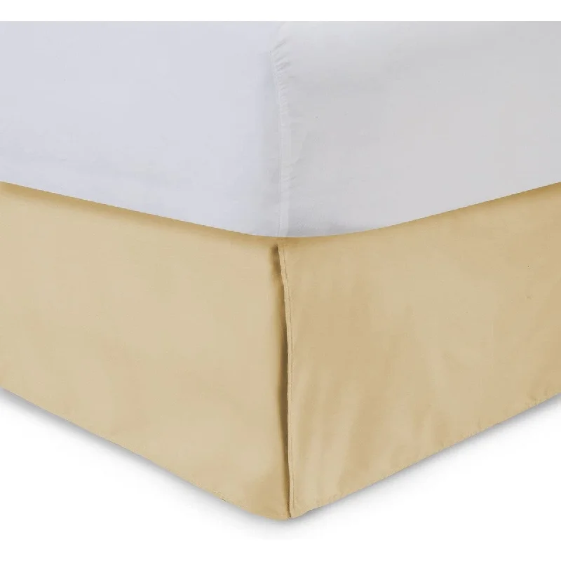 Bed skirts with a herringbone pattern for a sophisticated lookTailored Bedskirt with Split Corners -14 inch Drop, Stone, Twin XL Bed skirts with a herringbone pattern for a sophisticated lookTailored Bedskirt with Split Corners -14 inch Drop, Stone, Twin XL