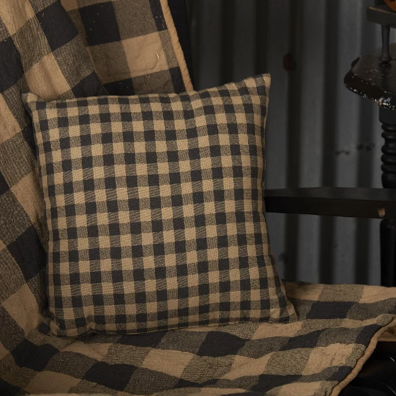 Decorative Pillows for Living Room MakeoverBlack Check 12" Pillow