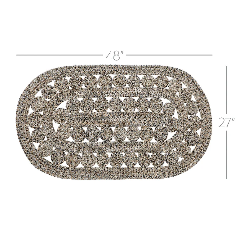 Bed skirts with a metallic thread for a touch of glamourCeleste Blended Pebble Indoor/Outdoor Rug Oval 27x48 Bed skirts with a metallic thread for a touch of glamourCeleste Blended Pebble Indoor/Outdoor Rug Oval 27x48