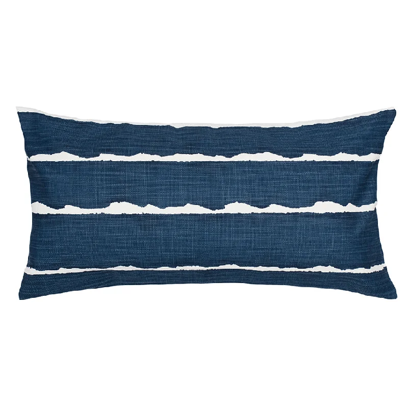 Travel Pillows for Long JourneysNavy Modern Lines Throw Pillow