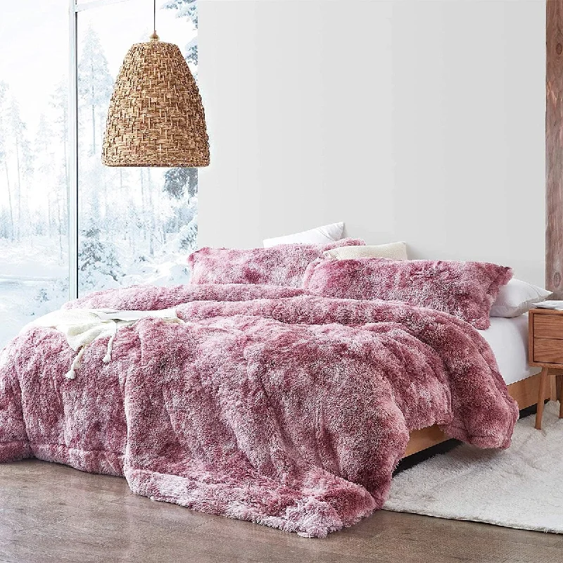 Cotton - filled comforters for a breathable and natural sleep experienceUnicorn Dreamz - Coma Inducer® Oversized Comforter Set - Raspberry Cupcake