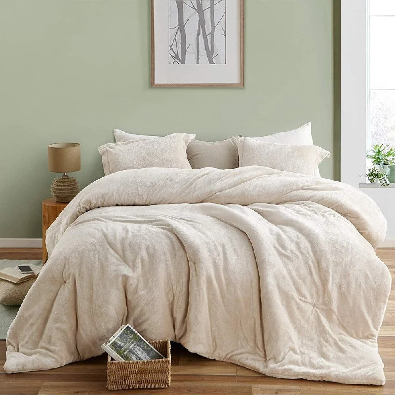 Down - filled comforters for supreme warmth and lightnessThe Original Plush - Coma Inducer® Oversized Comforter Set - Almond Milk Down - filled comforters for supreme warmth and lightnessThe Original Plush - Coma Inducer® Oversized Comforter Set - Almond Milk