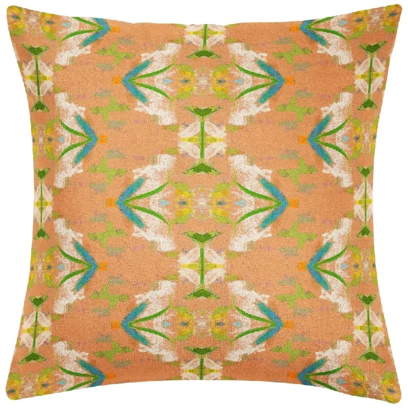 Bolster Pillows for Sofa DecorationEnglish Garden Orange 26x26 Pillow