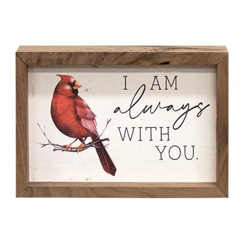 Bed skirts with a child - friendly printAlways With You Cardinal Framed Print 8x5