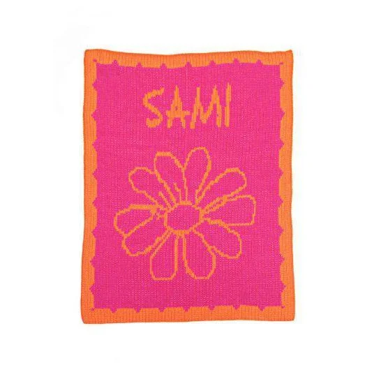 Polyester - foam mattresses for budget - friendly optionsFlower and Scalloped Personalized Edge Stroller Blanket or Baby Blanket