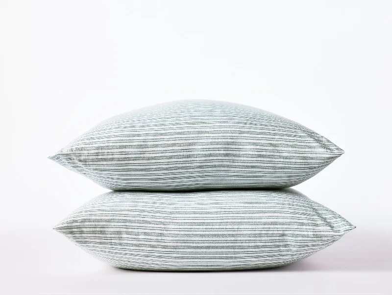 Kids Pillows with Fun DesignsOrganic Crinkled Percale™ Pillowcases - Renewed