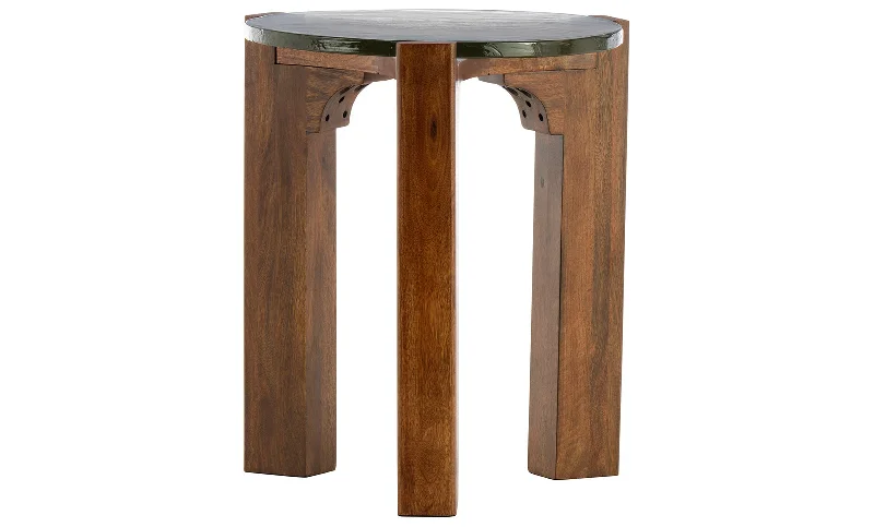 Hybrid mattresses combining foam and innerspring technologyAmner Round End Table