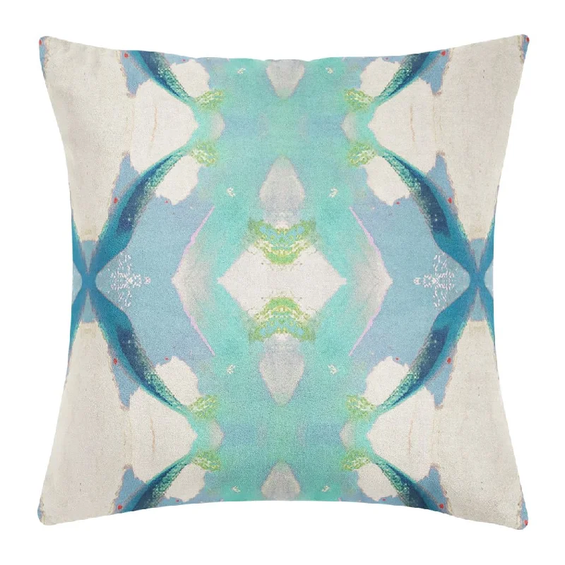Travel Pillows for Long JourneysJasmine Blue 22x22 Pillow