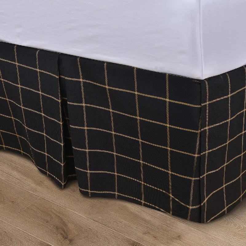 Velvet bed skirts for a luxurious and elegant appearanceHiEnd Accents Ashbury Windowpane Plaid Tailored Bed Skirt, King, 1PC Velvet bed skirts for a luxurious and elegant appearanceHiEnd Accents Ashbury Windowpane Plaid Tailored Bed Skirt, King, 1PC