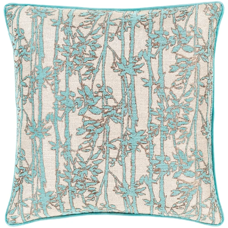 Adjustable Pillows for Customized ComfortArtistic Weavers Brier Jacquard Floral 18-inch Throw Pillow Cover