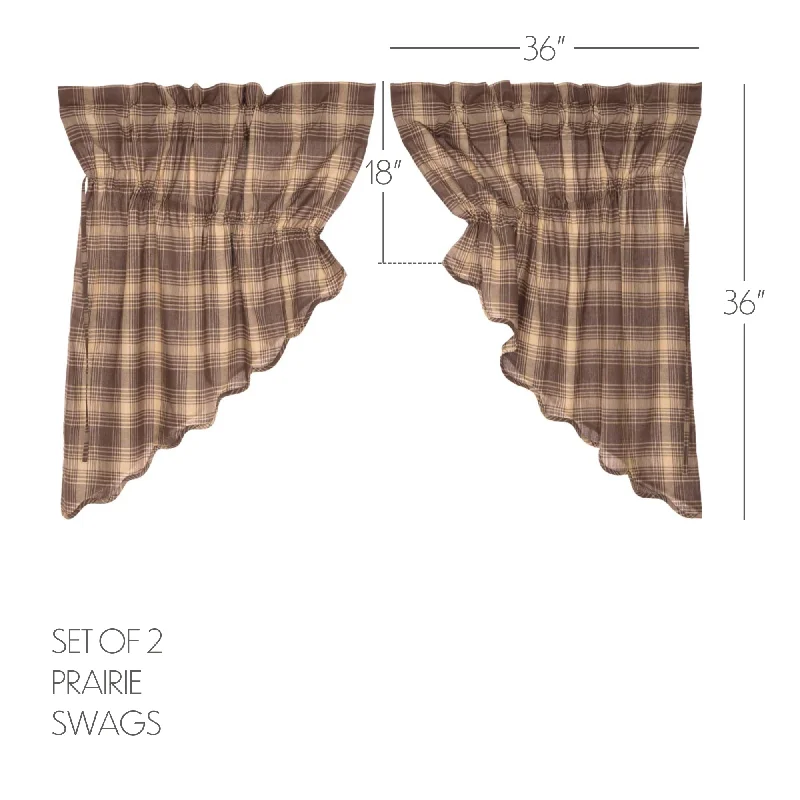 Bed skirts with a scalloped hem for a charming detailDawson Star Scalloped Prairie Swag Set of 2 36x36x18 Bed skirts with a scalloped hem for a charming detailDawson Star Scalloped Prairie Swag Set of 2 36x36x18